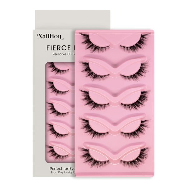 Nailtion Cat-Eye Wispy Effect - thereal Feather Volume Lashes