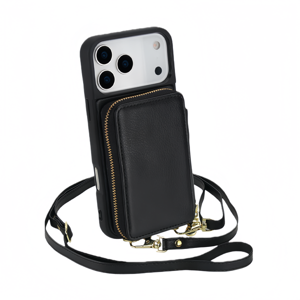 PU Phone Case, Shockproof 2-in-1 Compatible with iPhone 16/17 Pro Plus Max