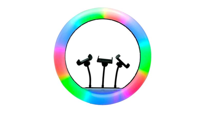 RGB LED Soft Ring Light 22