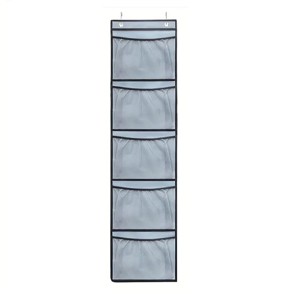 Hanging Organizer Storage for Closet with 5 Mesh Pockets for Bedroom