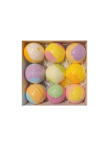 Romantic Bath Bombs - Set of 9 pieces