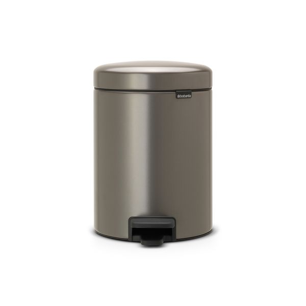 Brabantia - New Icon Pedal Bin - 5 Litre Platinum