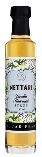 Nettari Sugar Free Vanilla Flavoured Syrup 250ml