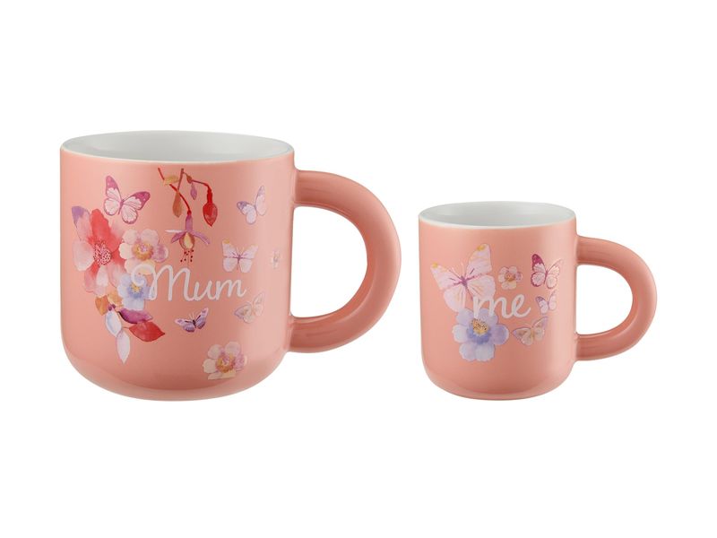 Maxwell and Williams Camilla Mum &amp; Me Mug Set of 2 - Apricot