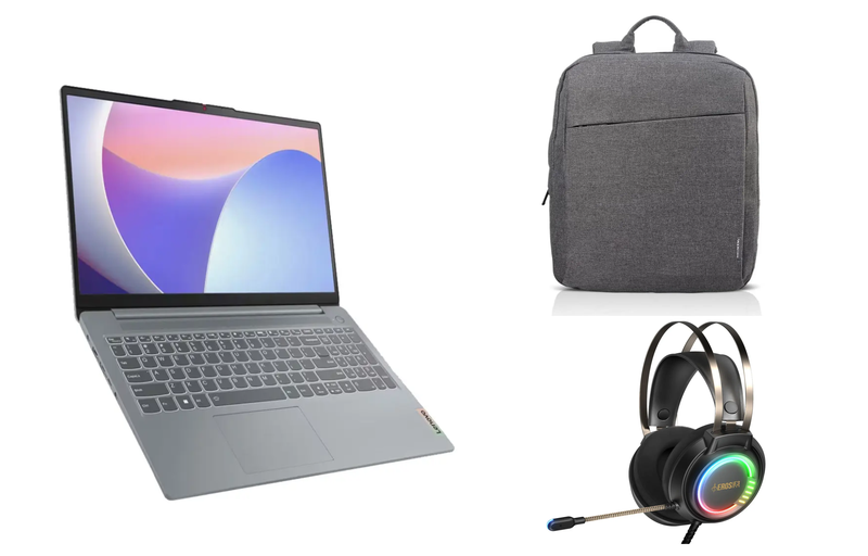 Lenovo IdeaPad Slim 3 i5 Laptop 8GB RAM/512GB SSD + GG Bag &amp; Headset