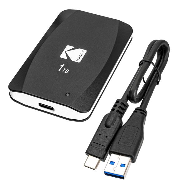 Kodak 1TB Portable SSD External Hard Drive X220 Series | EKSSD1TX220K