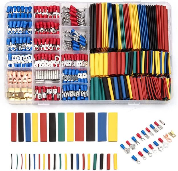 Electrical Crimp Terminals Connectors 678 Pieces Electrical Wire Crimping