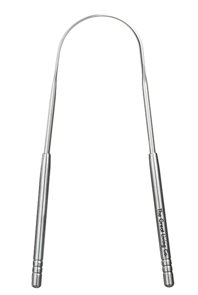 Ayurvedic Surgical Grade Stainless Steel Tongue Cleaner/Scraper - U Shaped