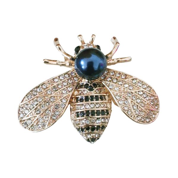 Crystal Geometry Bee Pin Brooch For Women