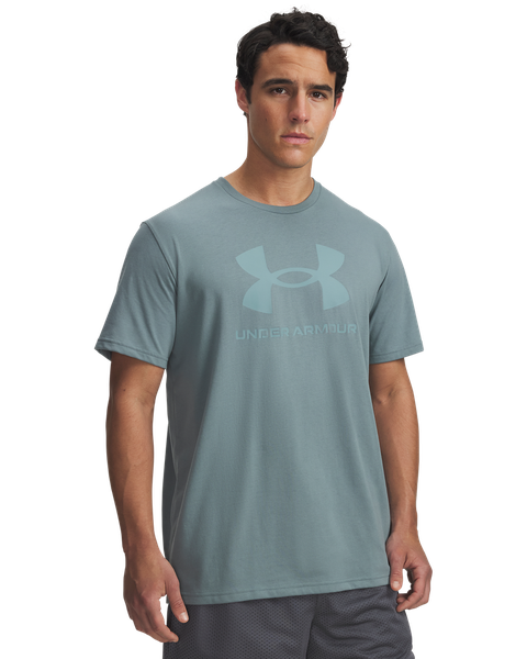 Under Armour Men's Logo Short Sleeve T-Shirt - Jasper Blue