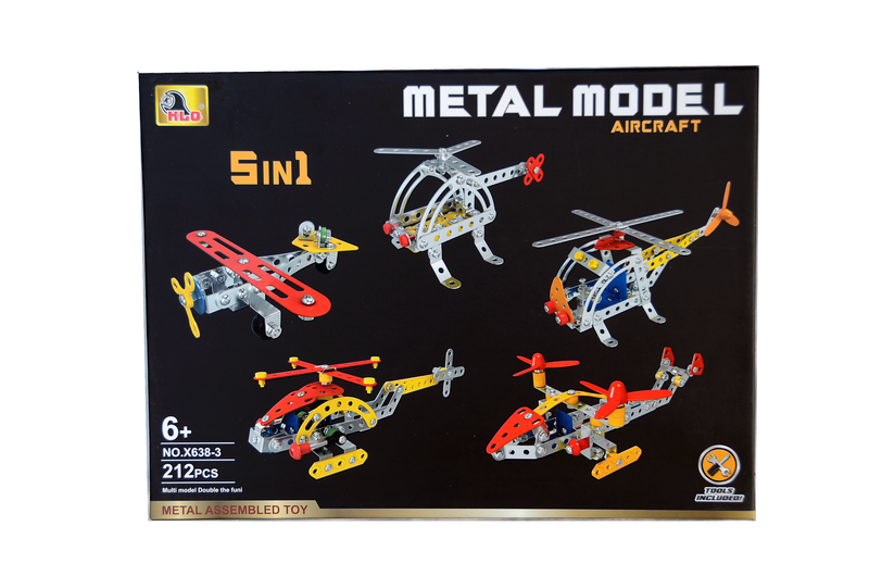 Metal Model 5 in 1 Aircraft Models