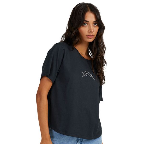 RVCA Womens Arch Keyline Short Sleeve T-Shirt
