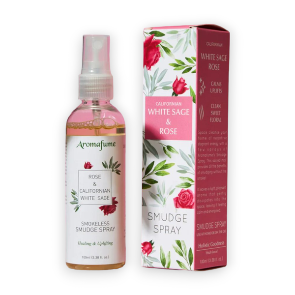 Aromafume's White Sage &amp; Rose Smudge Spray 100ml