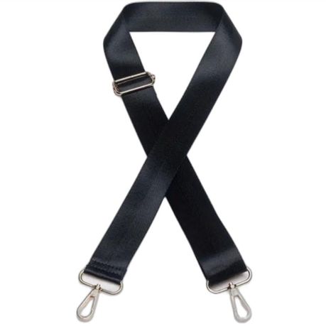 Adjustable Bag Strap Plain Black