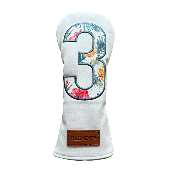 Floral Fairway Wood Golf Head Cover