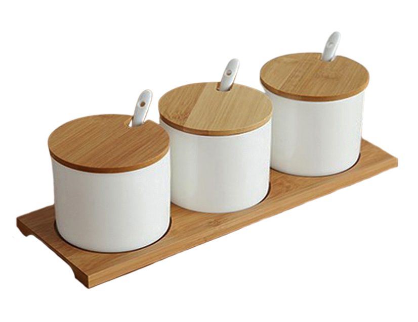 Bamboo and Ceramic Seaoning Jars | Shop Today. Get it Tomorrow ...