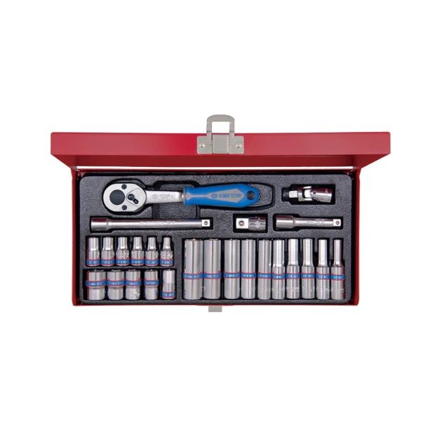 King Tony 26PC Socket Set 1/4 ST/LS 4-13MM 12P