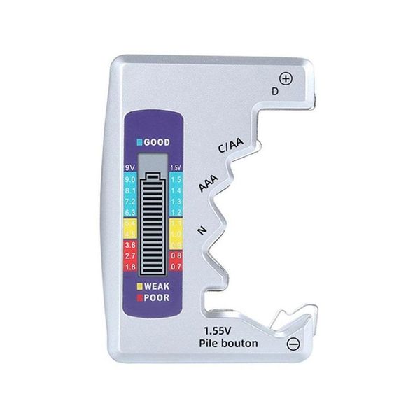 Universal 1.5V Digital LCD Tri-Color Battery Tester Checker Detector