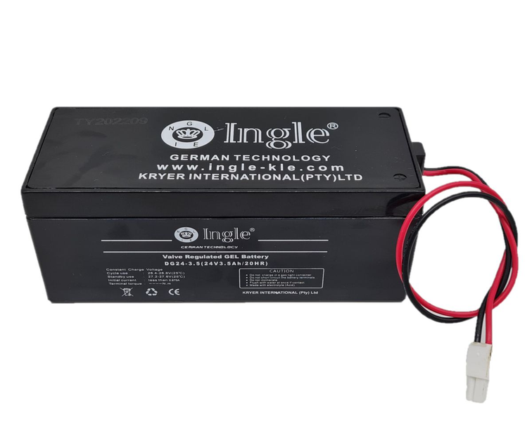 Ingle Gel Battery 24V 3.5Ah - Perfect For Garage Motors