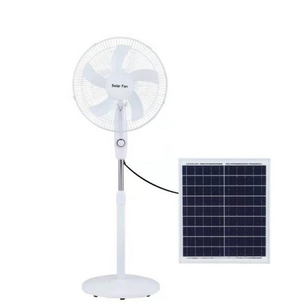 25W Portable Solar And USB Rechargeable Fan
