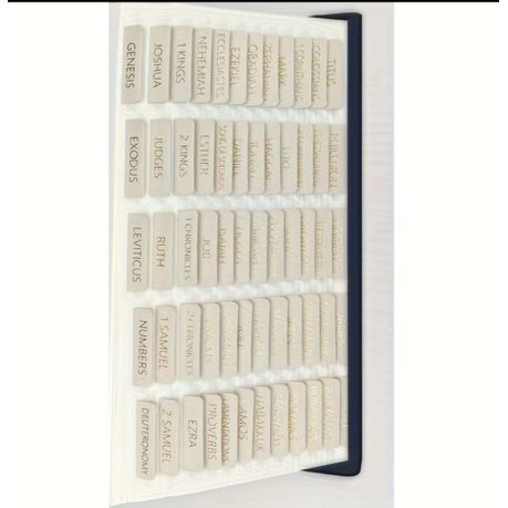 Laminated Christian Bible Tabs - 75 Tabs Image