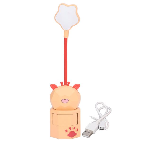 Yellow Kids Reading Light: 360 Gooseneck (USB)