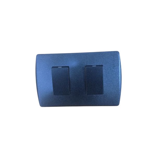 P Piper 4 X 2 1 Lever 1 Way Switch Black - 3 Pack