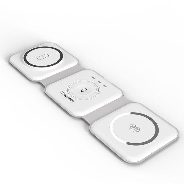 Choetech Magnetic Wireless Charging Pad (Magsafe Compatible) - White