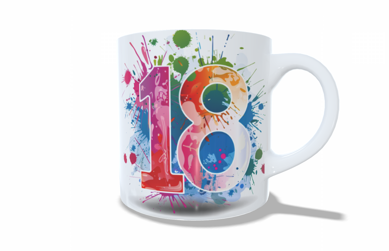 Beautiful 18 year old mug
