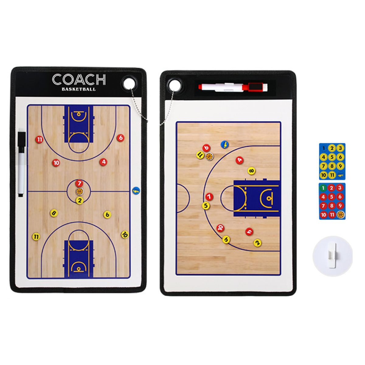 Portable Double Sided Basketball Match Boards Basketball Coaching Board