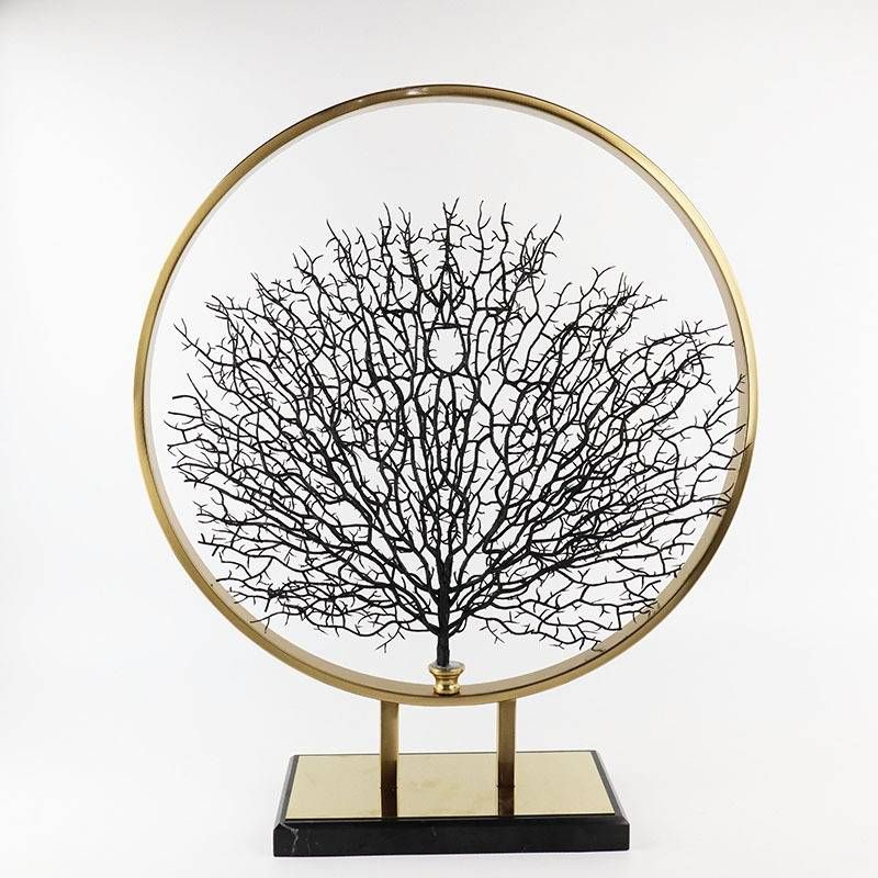 Metal Sea Tree Iron Tree Stainless Steel Ornaments Living Room | Shop Today. Get it Tomorrow ...