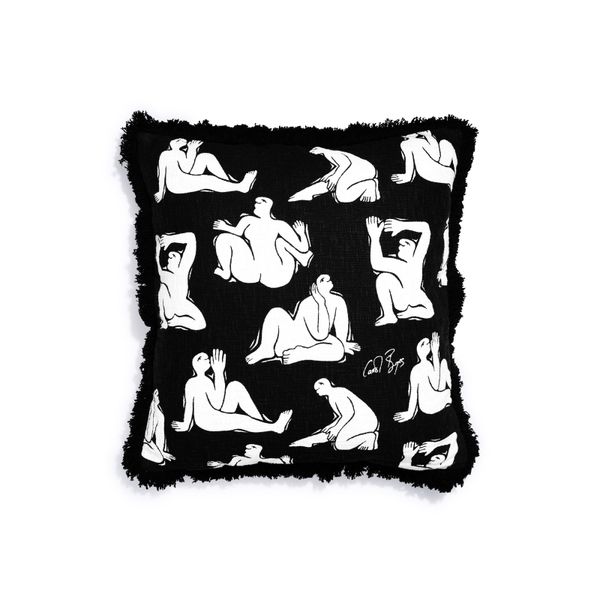 Carrol Boyes Cushion- Lazy Days Black
