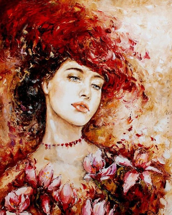 Diamond Painting DIY Kit_40cm x 50cm–Lady Illustration IP67 | Shop ...