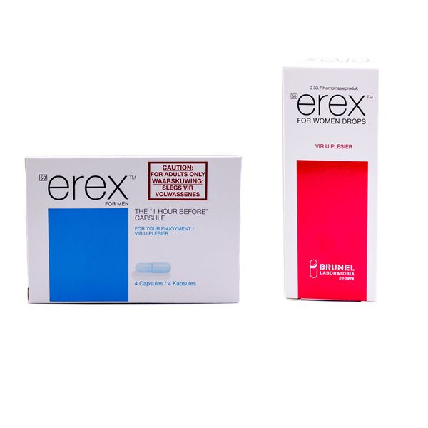 Erex for Men and Erex Women Arousal Drops combo