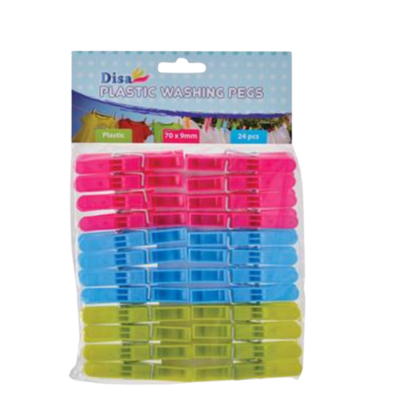 Disa - Plastic Washing Pegs- Pack Of 3