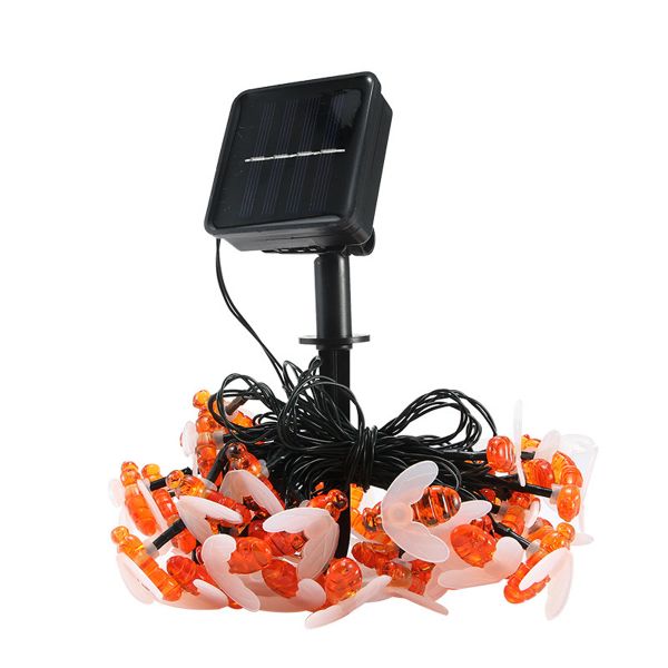 Bee Solar Power LED Strap (SLS-BEE-12-100-CL)