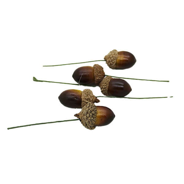 100 Pcs Decor Acornornaments Artificial Acorns Crafts
