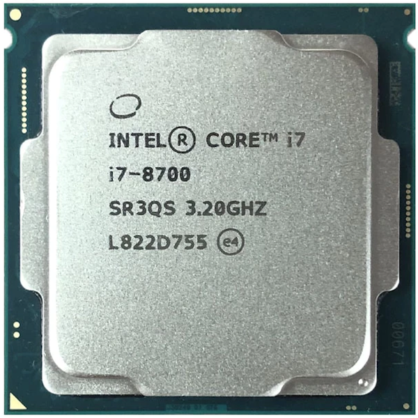 Intel Core i7-8700 i7 8700 3.2 GHz Six-Core SR3QS Desktop CPU - Tray