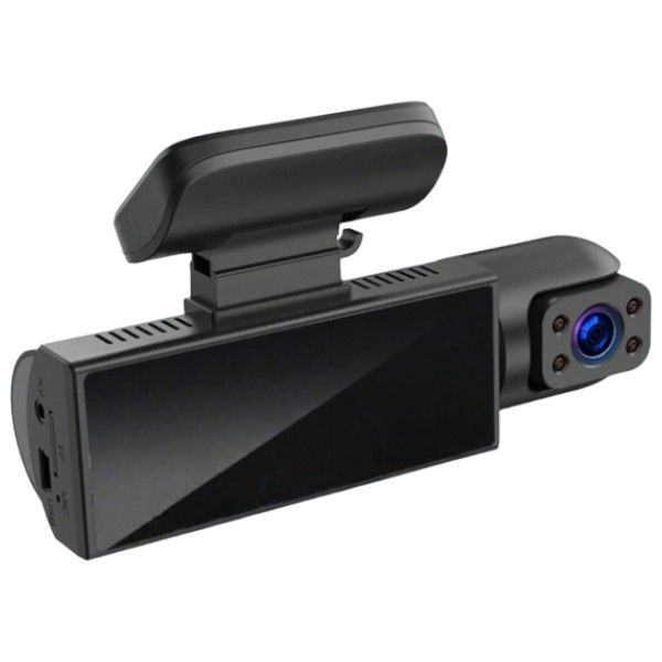 Mini HD 1080P Dual Lens Dash Camera with G-Sensor &amp; Smart Recording - Black