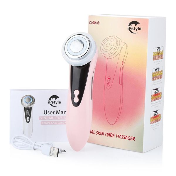 IPSTYLE 5in1 Face Lifting Massager Anti Aging Skin Rejuvenation Face Beauty