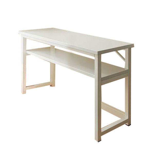 White 2-Storey Desk For Office And Study Computer Desk