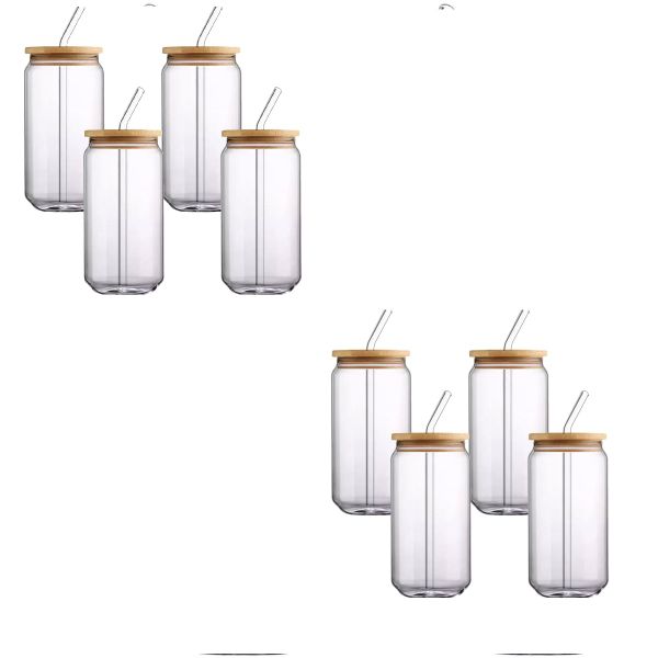 TW- 8 pieces multi purpose glasses with straws