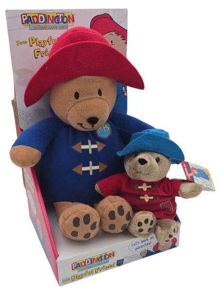 Paddington Combo-22cm Sitting Bean Toy And 12cm Sitting (Small) Bean Toy