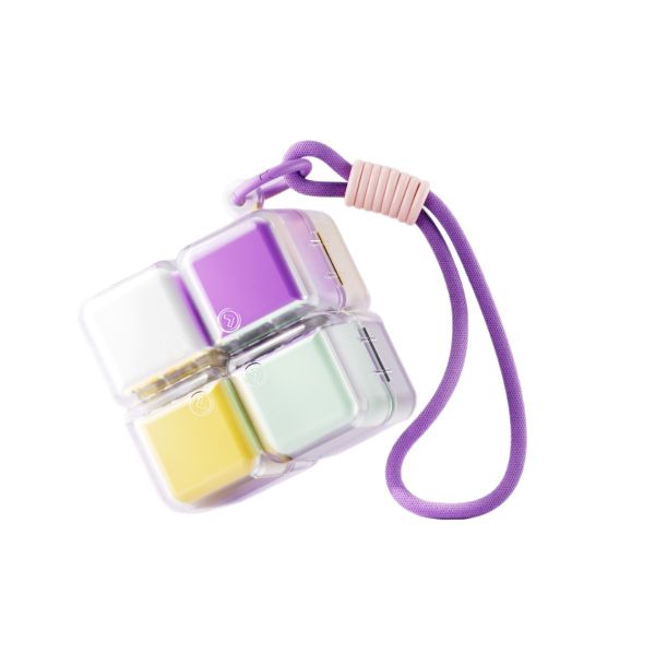 Waterproof 7-Day Pill Box with Keychain, On-the-Go