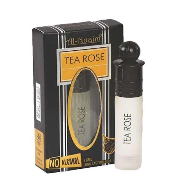 Al-Nuaim Tea Rose Attar Roll On 6ml Concentrated Oil Perfume With Roll on