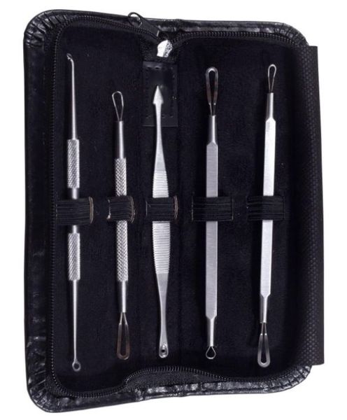 Blackhead &amp; Pimple Removing Tool Kit - 5 Piece