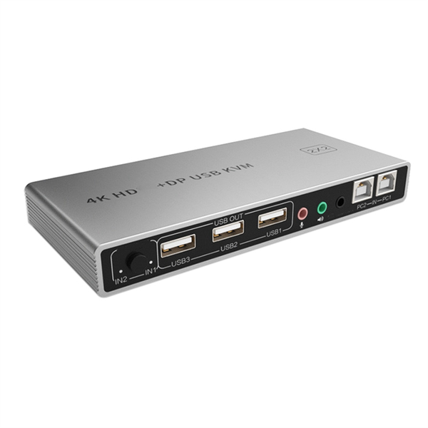 4K 60Hz 2 In 2 Out Hd Dual Screen Switcher For Computer Tv Projector