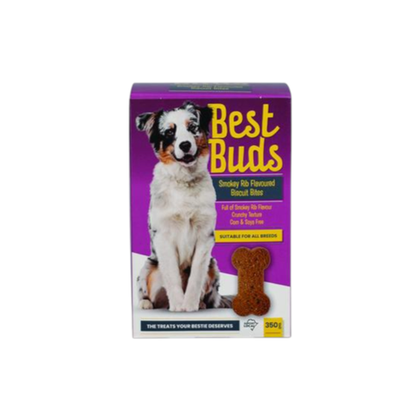 Smokey Rib Flavoured Biscuit - Dog Treats 350g (Box)