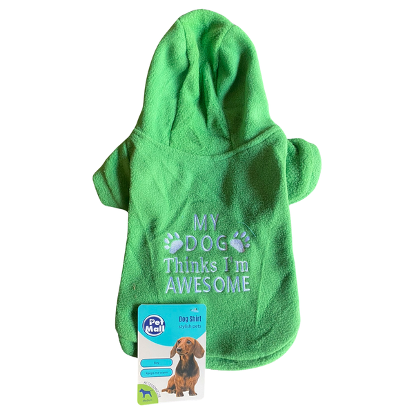 Dog Shirt - My Dog Thinks I'm Awesome - Medium