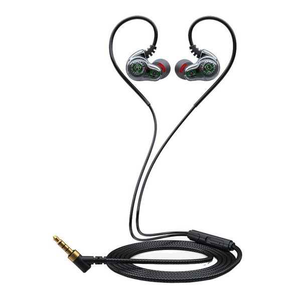 Black Over Ear Sport In-Ear Earphone (HS610A)